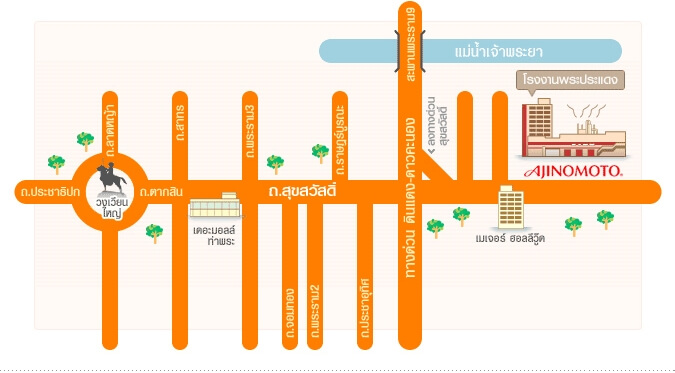 Factory Map - Phra Pradaeng Factory